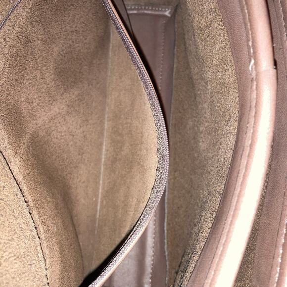 Vintage COACH 9812 Ridgefield Flap Bag Dark Brown Full-grain Leather Excellent - Picture 5 of 16